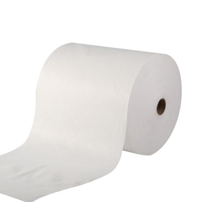 Custom raw material disposable pp nonwoven kitchen towel jumbo roll cleaning cloth roll for sale